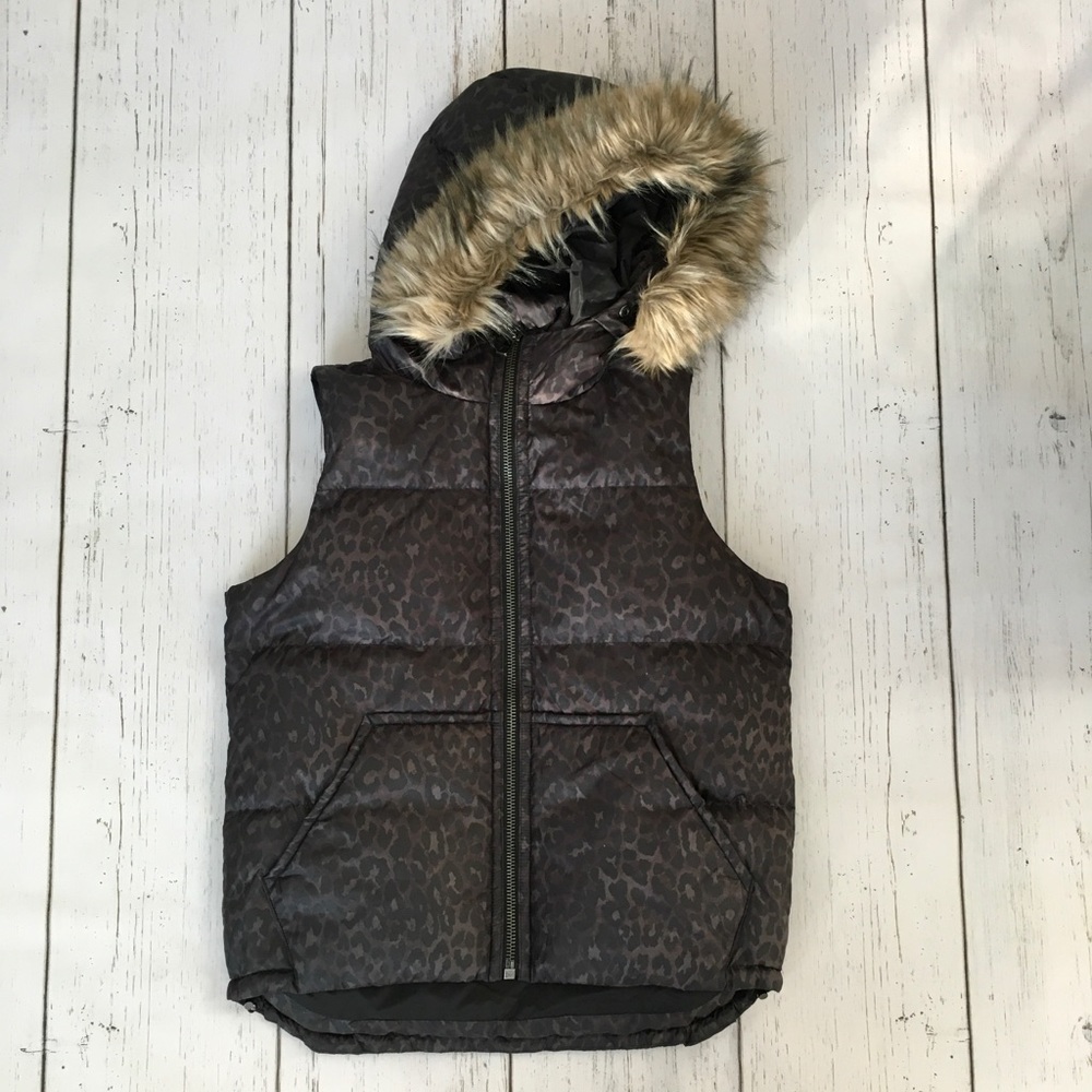 COACH  Leopard Print Vest